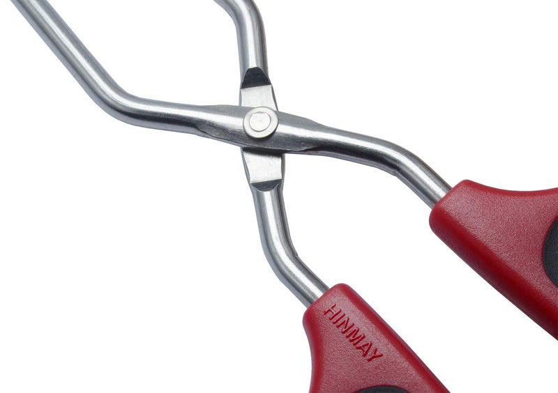 HINMAY Stainless Steel Scissor Tongs 11-Inch Heavy Duty Grilling Tongs, Set of 2 - Image 4